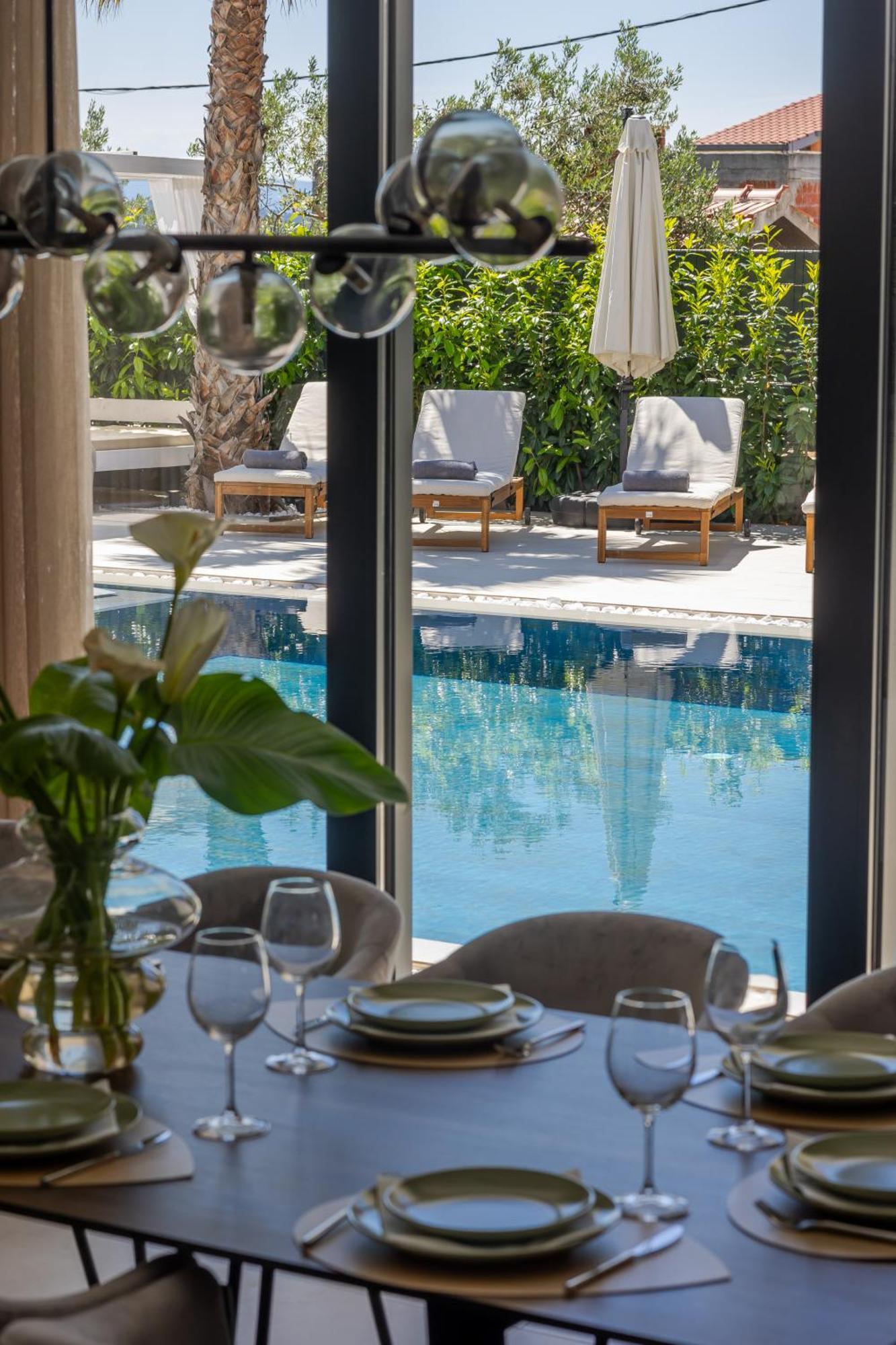 Luxury Villa My Wish With Pool Каштел-Стари Экстерьер фото