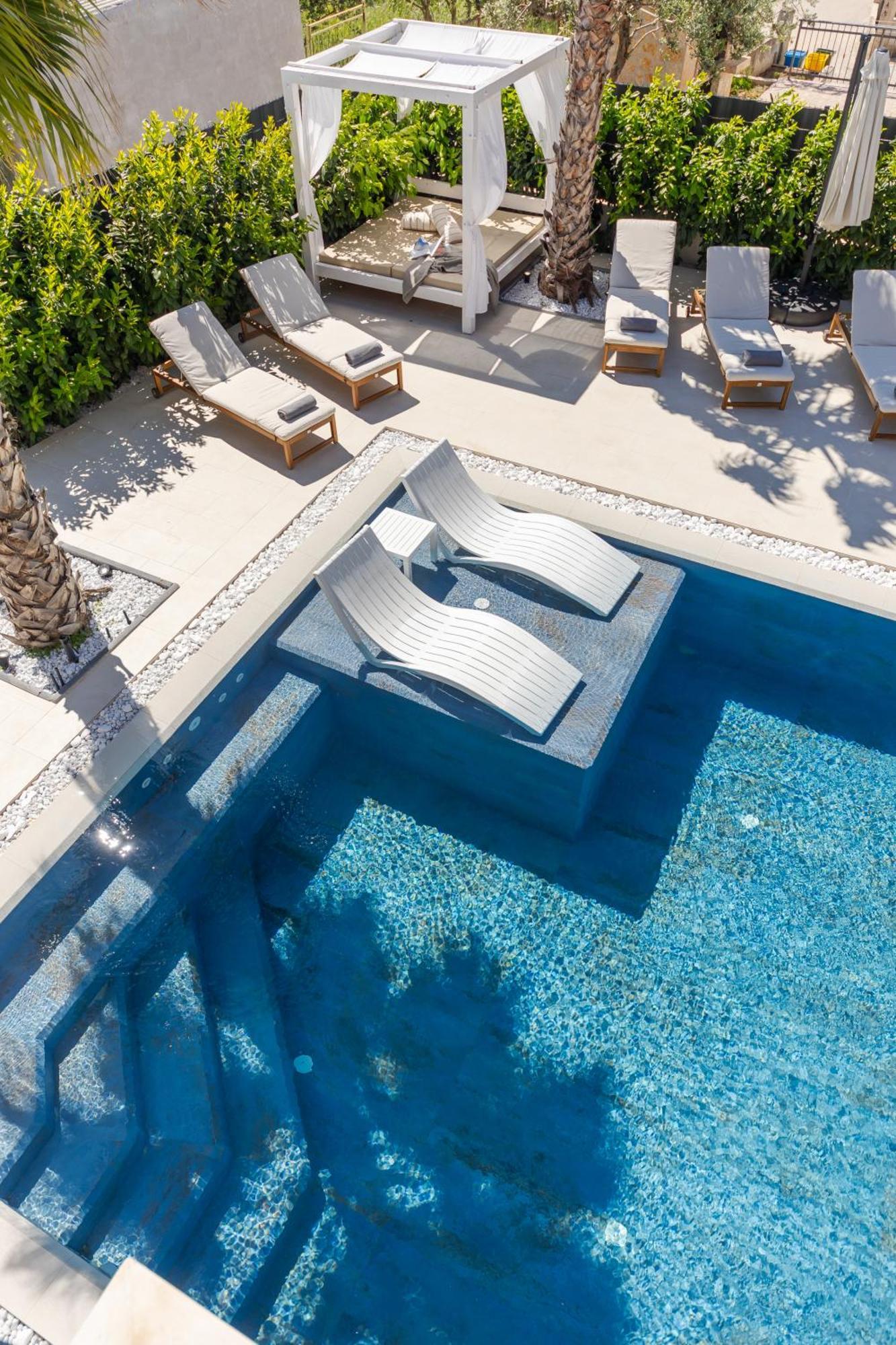 Luxury Villa My Wish With Pool Каштел-Стари Экстерьер фото