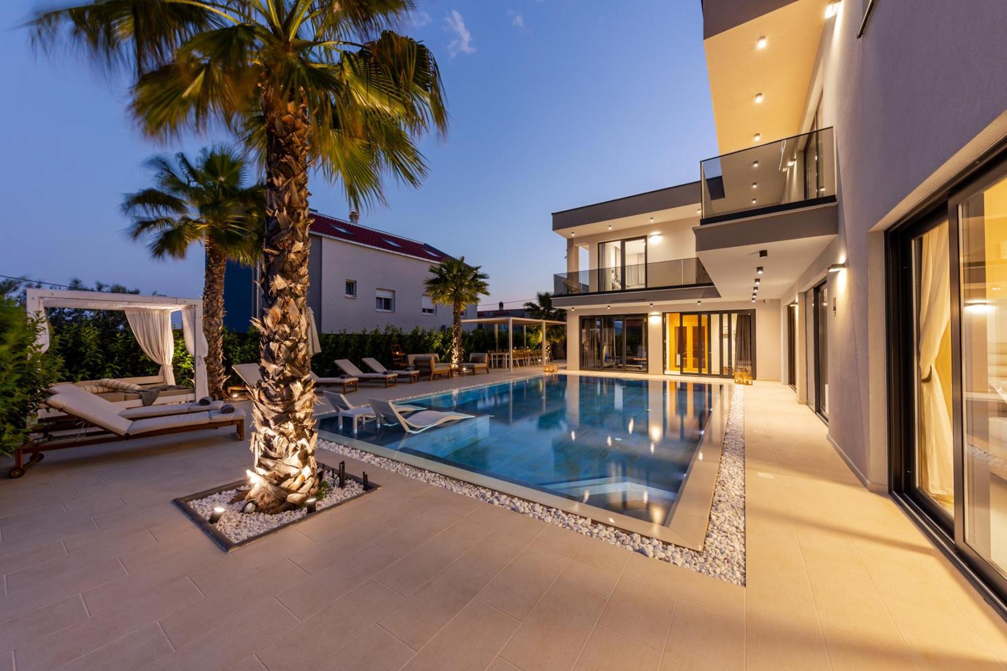 Luxury Villa My Wish With Pool Каштел-Стари Экстерьер фото
